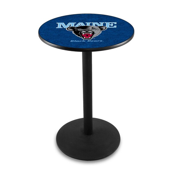 42" Blk Wrinkle Maine Pub Table